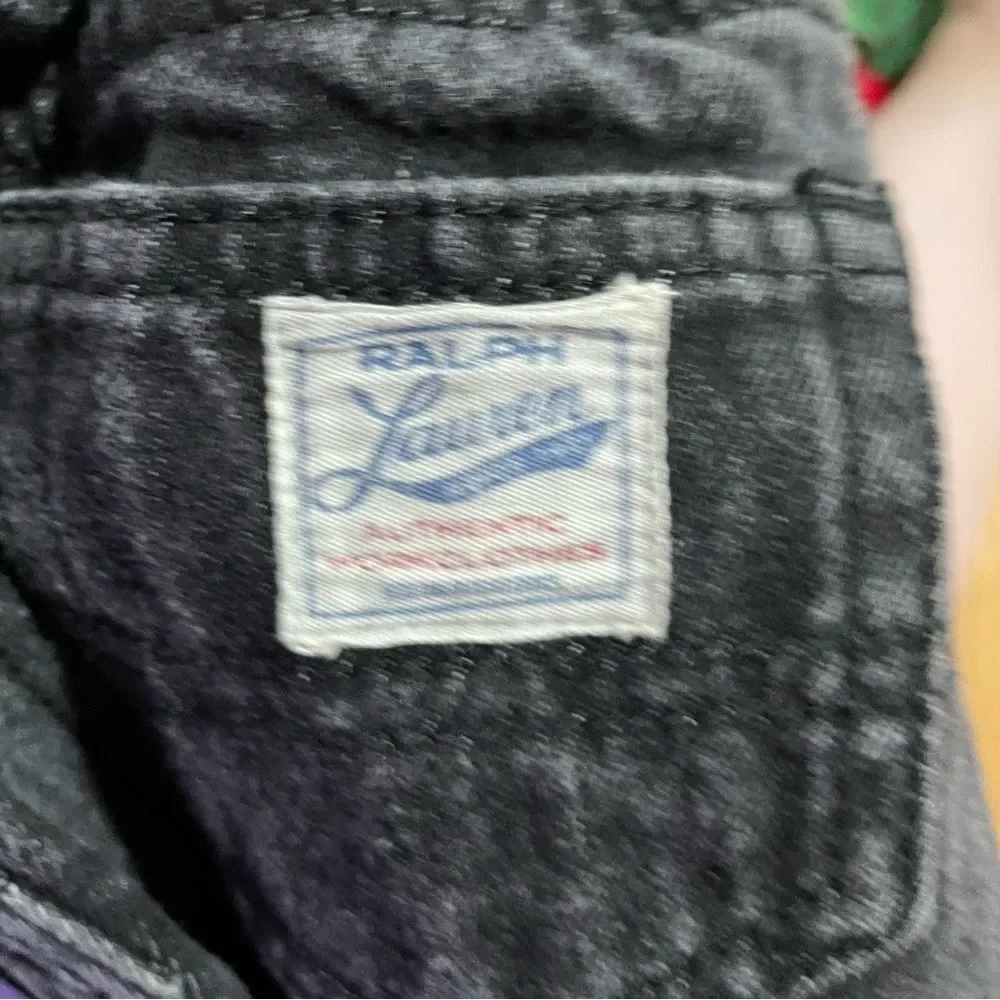 Ralph Lauren 6-12M Dark Grey Wash Denim Jeans